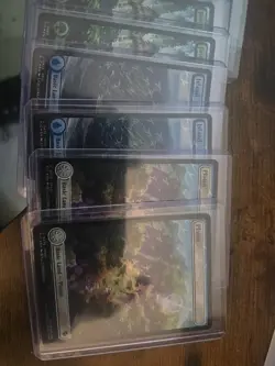 Final Fantasy Chocobo Track Stamped Foil Lands Set of 10 English Bundle - NM/M - Image 1