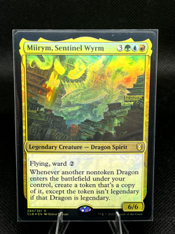 Miirym, Sentinel Wyrm #284 (Foil) (NM) Baldur's Gate CLB Magic MTG - Image 1