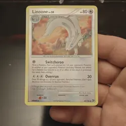 Linoone 43/106 Great Encounters Reverse Holo Uncommon Pokemon Card 80 HP English - Image 1