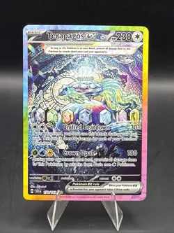 Terapagos ex 170/142 Sv07: Stellar Crown Holo Pokemon TCG - Image 1