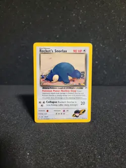Pokemon Karte Rocket's Snorlax - 33/132 Gym Heroes Set Relaxo - Image 1