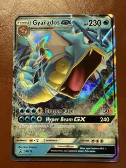 JUMBO Gyarados GX Hidden Fates Black Star Promo SM212 2019 Pokemon Oversized NM - Image 2