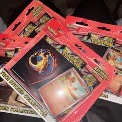 Pokemon Ascended Heroes Tech Sticker Collection Charmander x4 - Image 1