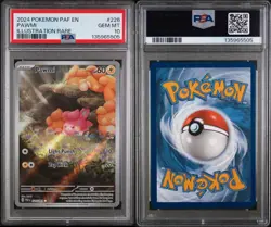 2024 POKEMON PAF EN-PALDEAN FATES ILLUSTRATION RARE #226 PAWMI PSA 10 - Image 3