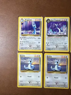Pokemon Vintage Dragonair/dark/dratini Lot Of 7🔥 - Image 2