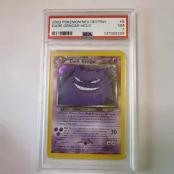 2002 POKEMON NEO DESTINY #6 DARK GENGAR HOLO PSA 7 - Image 1