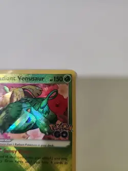 Radiant Venusaur 004/078 Pokemon GO Radiant Rare NM - Image 3