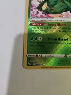 Radiant Venusaur 004/078 Pokemon GO Radiant Rare NM - Image 4