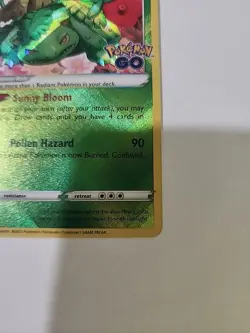 Radiant Venusaur 004/078 Pokemon GO Radiant Rare NM - Image 5