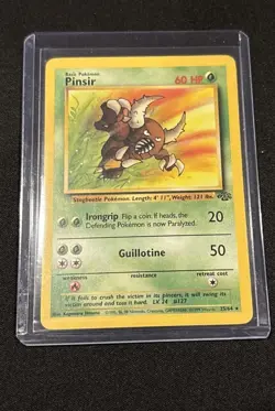 Vintage Pokemon TCG Pinsir Jungle 25/64 Regular Unlimited Rare - Image 1