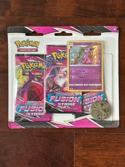 Pokemon Fusion Strike 3 Pack Blister Espeon SEALED NEW - Image 2