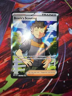 Brock's Scouting 179/159 Sv09: Journey Together Holo Pokemon - Image 1