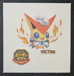 Japanese Victini Daiichi Pan DC Stickers Poke Maze Cafe Pokemon TCG 2020 NM - Image 1