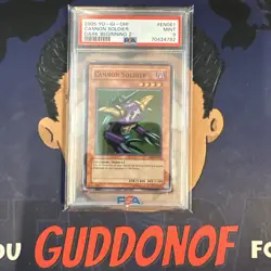 PSA 9 MINT 2005 YU-GI-Oh! Dark Beginning 2 CANNON SOLDIER EN061 - Image 1