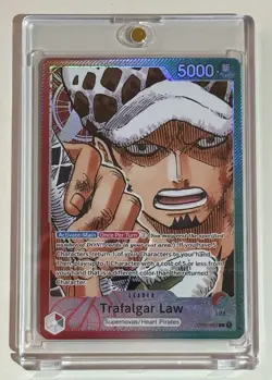 Trafalgar Law OP01-002 Alt Art Beta Pre Errata - Romance Dawn Leader NM - Image 1
