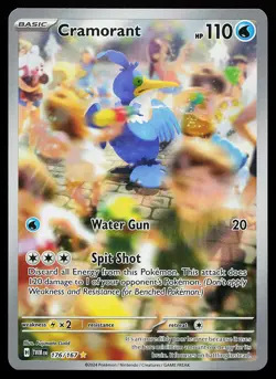 Cramorant 176/167 Holo Illustration Rare Twilight Masquerade Pokemon Card - Image 1
