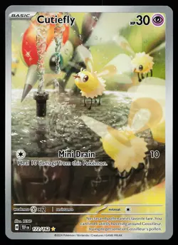 Cutiefly 172/162 Holo Illustration Rare Temporal Forces Pokemon Card - Image 1