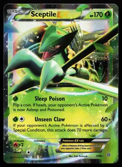 Sceptile EX 7/98 Holo XY Ancient Origins Pokemon Card - Image 1