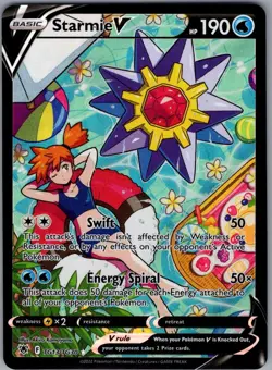 Starmie V TG13/TG30 SWSH10: Astral Radiance Trainer Gallery - Pokemon Card - NM - Image 1
