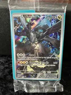 Pokemon TCG N’s Zekrom MEP 031 Sealed ME: Mega Evolution Promo Card Black Star⭐ - Image 1