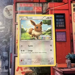 Pokemon TCG Eevee Build-A-Bear Workshop Stamped Promo 63/98 Sealed Card - Image 1