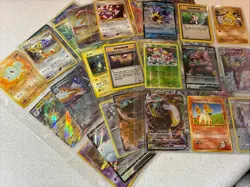 POKEMON Binder Collection 45 Cards EX / V / full art / Holo/ AR / E-READER - Image 1