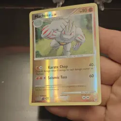 Machoke 53/130 Diamond & Pearl Reverse Holo Uncommon Pokemon Card 80 HP English - Image 1