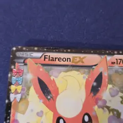 Pokemon Generations Flareon EX Card RC6-32 Mp - Image 3