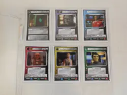 STAR TREK CCG FIRST ANTHOLOGY 1, SET OF 6 LIMITED CARDS - Image 1