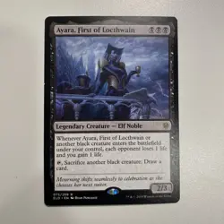 Ayara, First of Locthwain Throne of Eldraine Regular NM - Magic the Gathering - Image 1