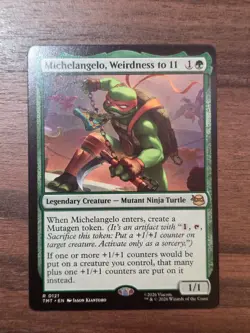 Michelangelo Weirdness to 11 - Teenage Mutant Ninja Turtes - MtG- NM - Image 1