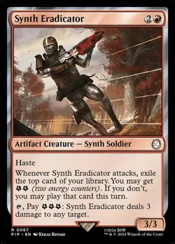 Synth Eradicator Foil - Fallout MTG-NM - Image 1