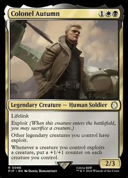 Colonel Autumn Foil - Fallout MTG-NM - Image 1