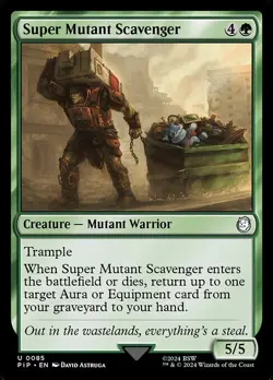 Super Mutant Scavenger Foil - Fallout MTG-NM - Image 1