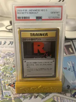 2000 Pokemon Neo 3 Rocket’s Hideout PSA 10 Gem 💎 Mint Cert# 127182089 - Image 3