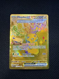 Pikachu EX Hyper Rare 179/131 Prismatic Evolutions Pokemon TCG - Image 1