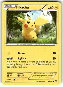 Pikachu - XY BREAKthrough 48/162 Pokemon Card LP - Image 1