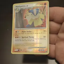 Pokemon Hariyama 41/106 Diamond & Pearl Holo Rare Pokemon Card 100 HP English - Image 1