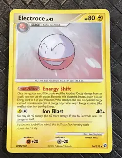POKEMON CARD ELECTRODE LV.42 Secret Wonders 26/132 Non-Holo Rare - Image 1