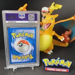 🔥L👀K🔥⚜VINTAGE⚜💍PSA9💍2000 POKEMON BIRTHDAY PIKACHU 24/53✨HOLO🥩BLACK☆PROMO - Image 2
