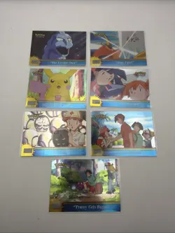 2000 Topps Pokemon Orange Islands SILVER HOLO LOT OF 7 - OR3-OR8 + OR10 OR14 LP - Image 1