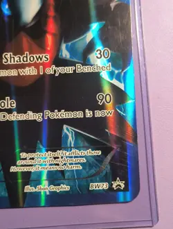 Pokemon TCG Darkrai BW Black Star Promos BW73 Holo Promo JUMBO - Image 4
