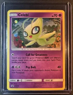 Celebi SM224 - Black Star Promo Cosmos Holo - Pokemon TCG - NM - Image 1