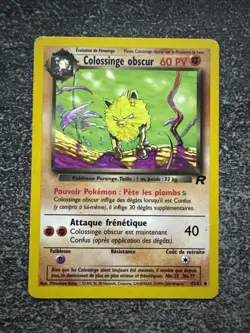 COLOSSINGE OBSCUR UNCO - POKEMON 43/82 TEAM ROCKET EDITION 2 FR - Image 1