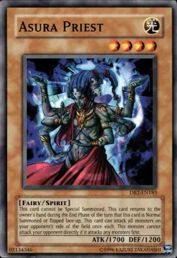 Asura Priest - DB2-EN183 - LP - YuGiOh - Image 1
