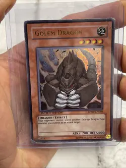 Golem Dragon JUMP-EN040 Shonen Jump Promos Limited Edition - Ultra Rare MP Card - Image 2