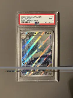 Dragonair 181/165 IR Mew 151 en Pokemon Card 2023 PSA 9 Mint - Image 1