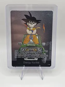 Son Goku E-48 Silver Energy Marker Dragon Ball Manga Booster Card Fusion World - Image 1