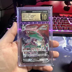 ✨✨ CGC 10 Pristine Rayquaza VMAX CSR 252/184 S8b Climax Pokemon Card Japanese - Image 1
