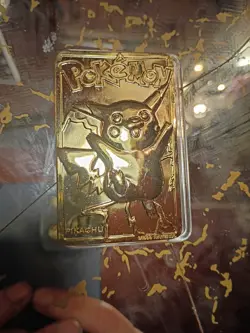 1999 burger king pokemon gold cards pikachu - Image 1